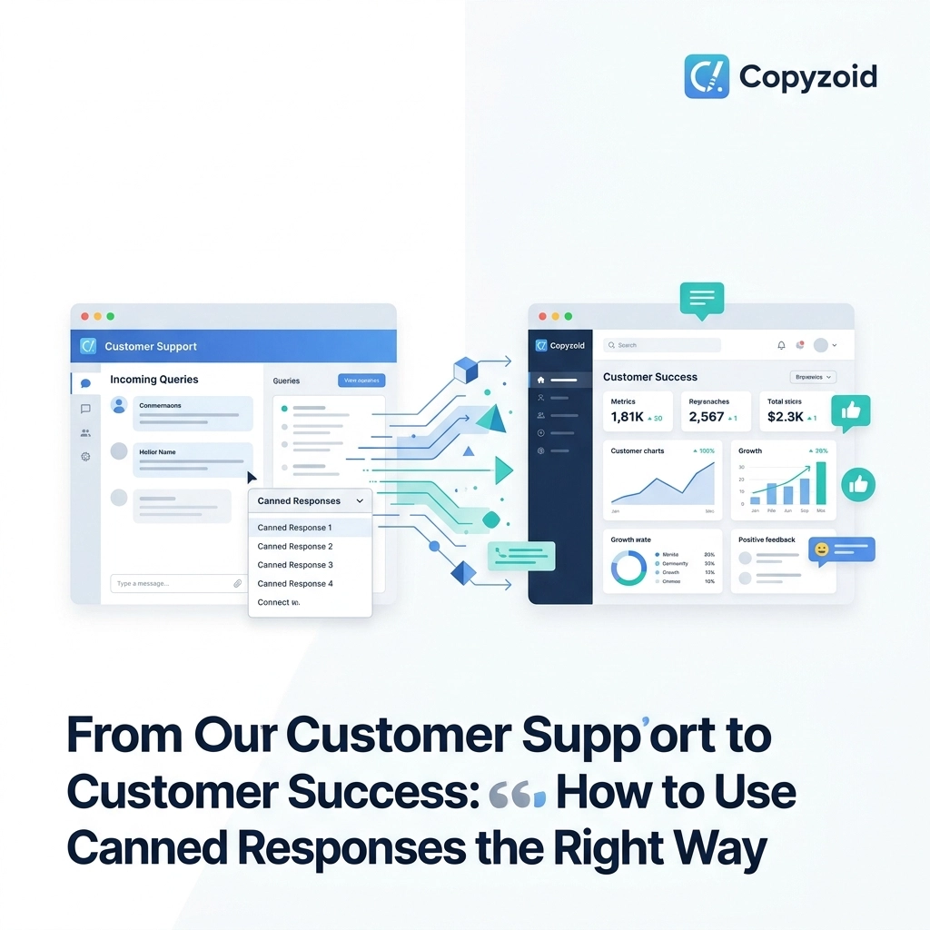 From Customer Support to Customer Success: How to Use Canned Responses the Right Way