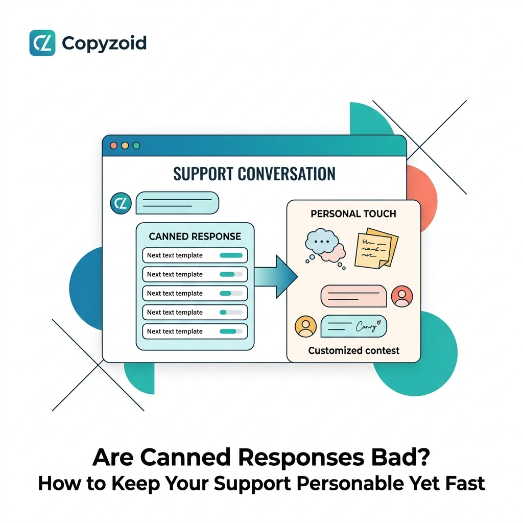 Are Canned Responses Bad? How to Keep Your Support Personable Yet Fast