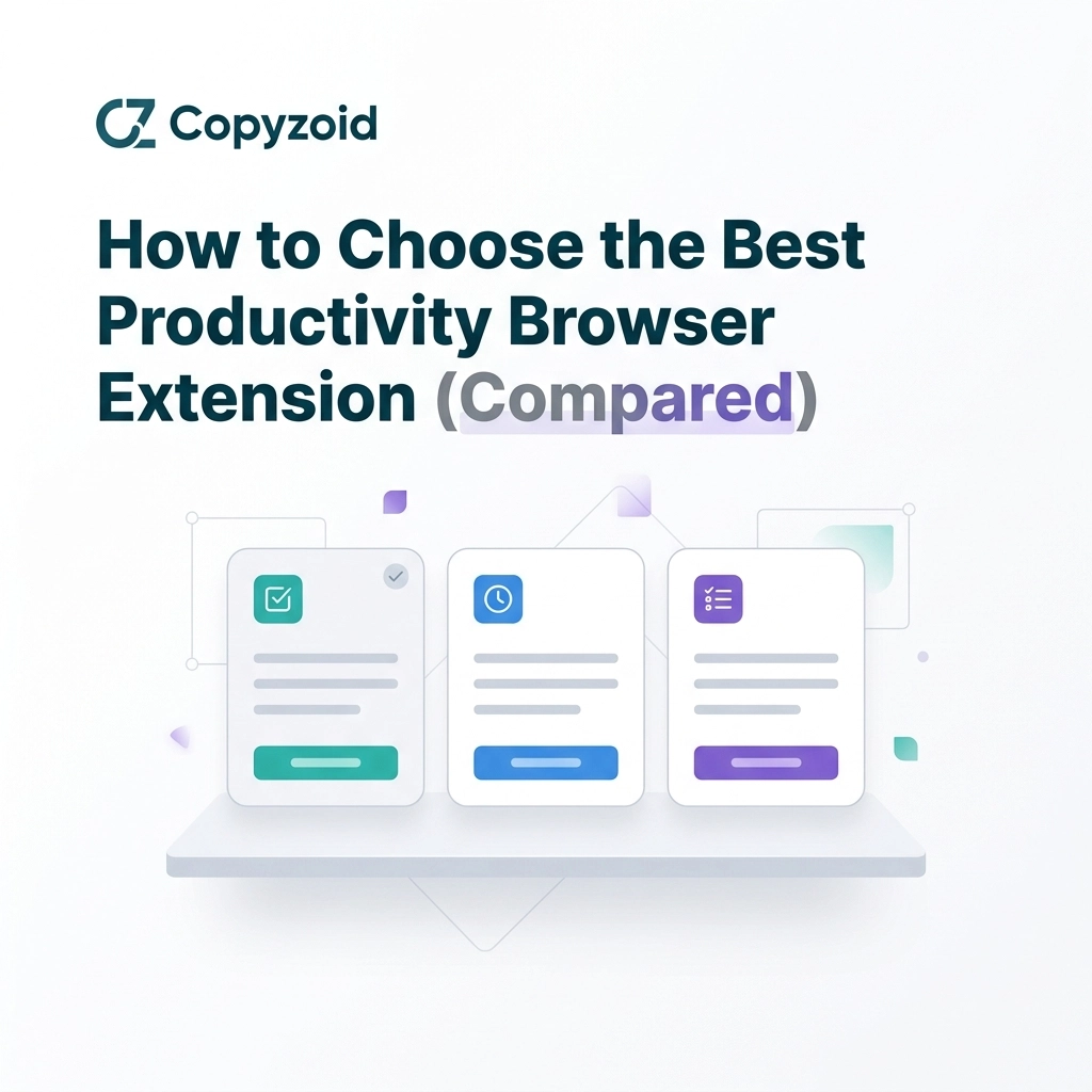 How to Choose the Best Productivity Browser Extension (Compared)