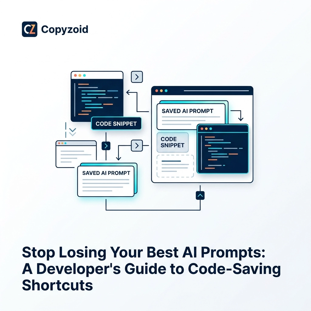 Stop Losing Your Best AI Prompts: A Developer’s Guide to Code-Saving Shortcuts