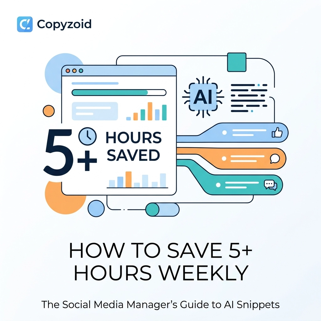 How to Save 5+ Hours Weekly: The Social Media Manager’s Guide to AI Snippets