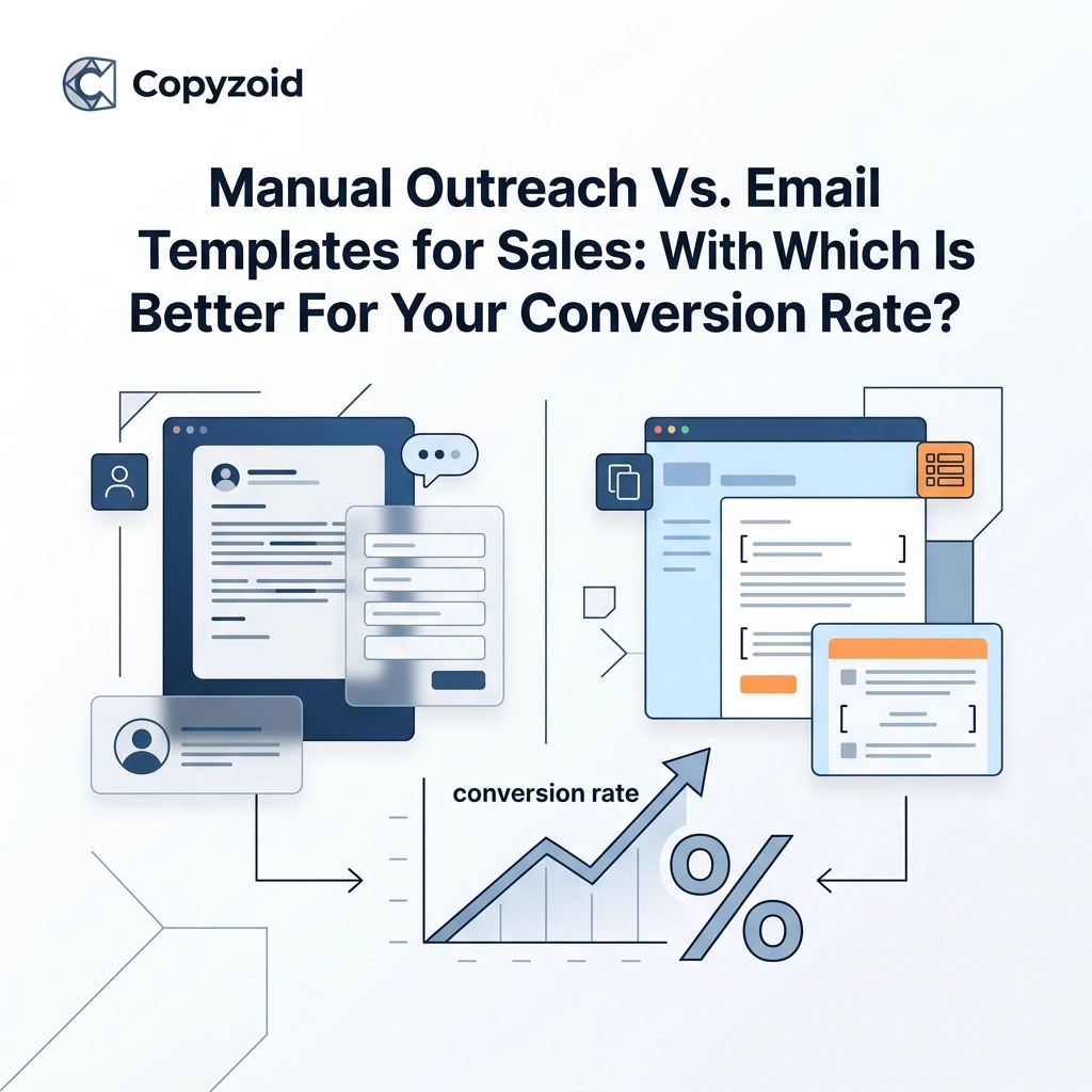 Manual Outreach Vs. Email Templates for Sales: Which Is Better For Your Conversion Rate?