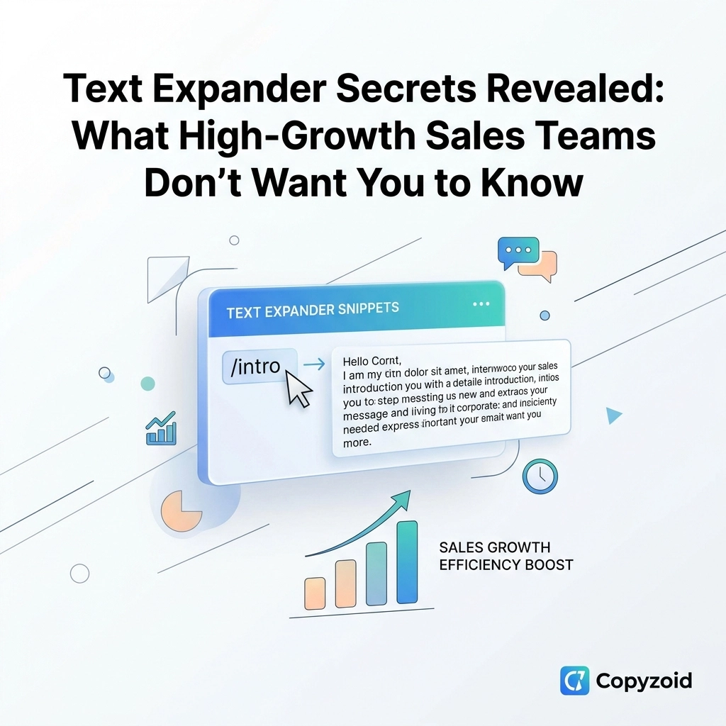 Text Expander Secrets Revealed: What High-Growth Sales Teams Don’t Want You to Know