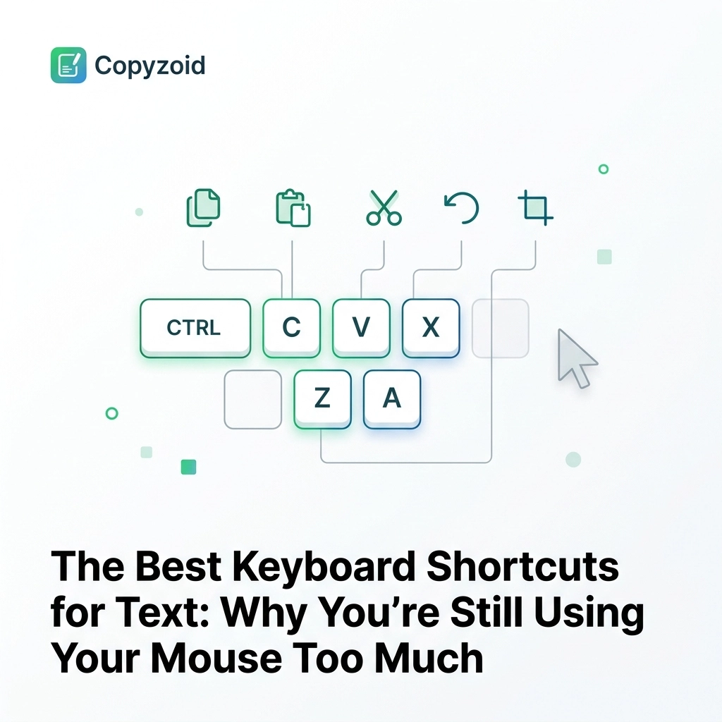 The Best Keyboard Shortcuts for Text: Why You’re Still Using Your Mouse Too Much